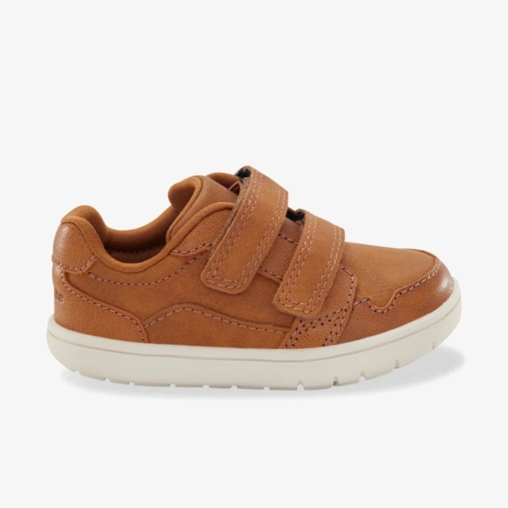 Stride Rite Tan Sneakers with Velcro